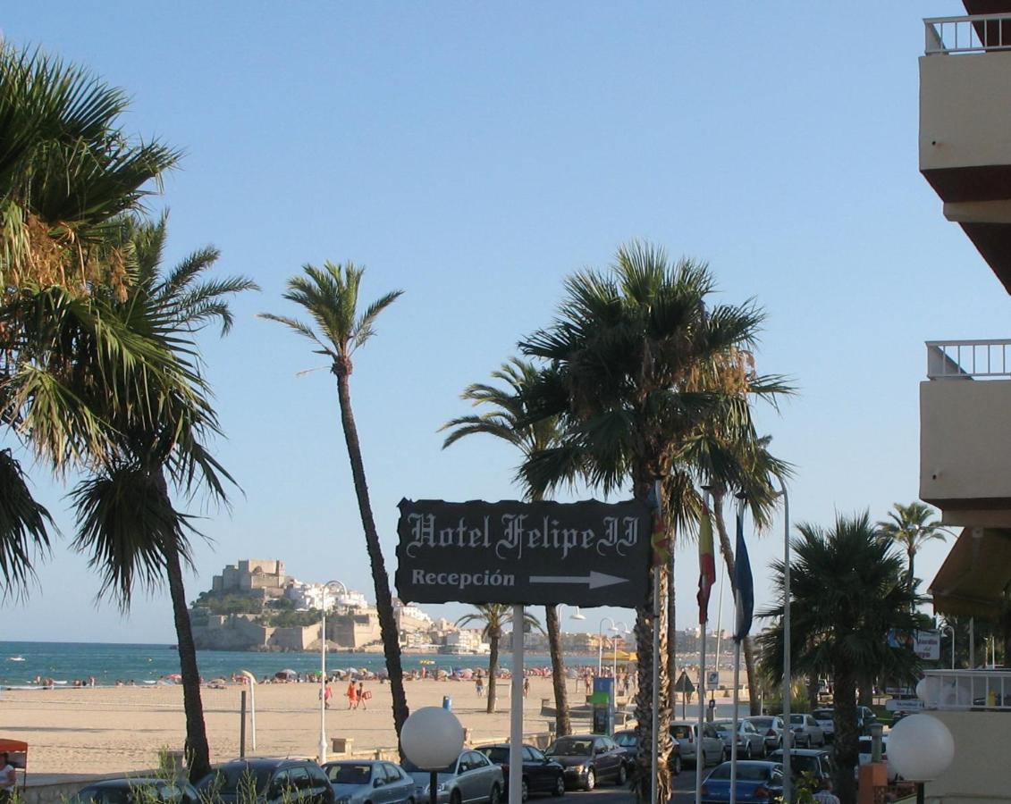 Felipe II Hotel Peniscola Bagian luar foto