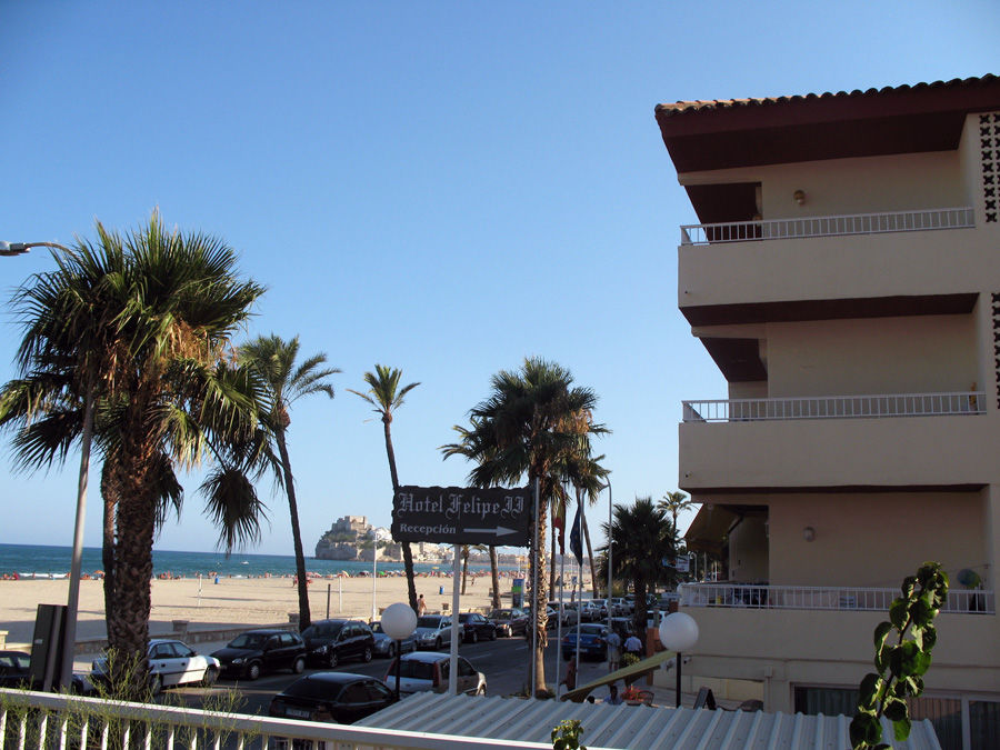 Felipe II Hotel Peniscola Bagian luar foto